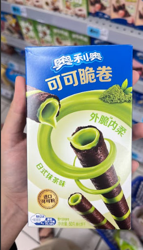 Oreo Roll Wafer – Matcha Flavor