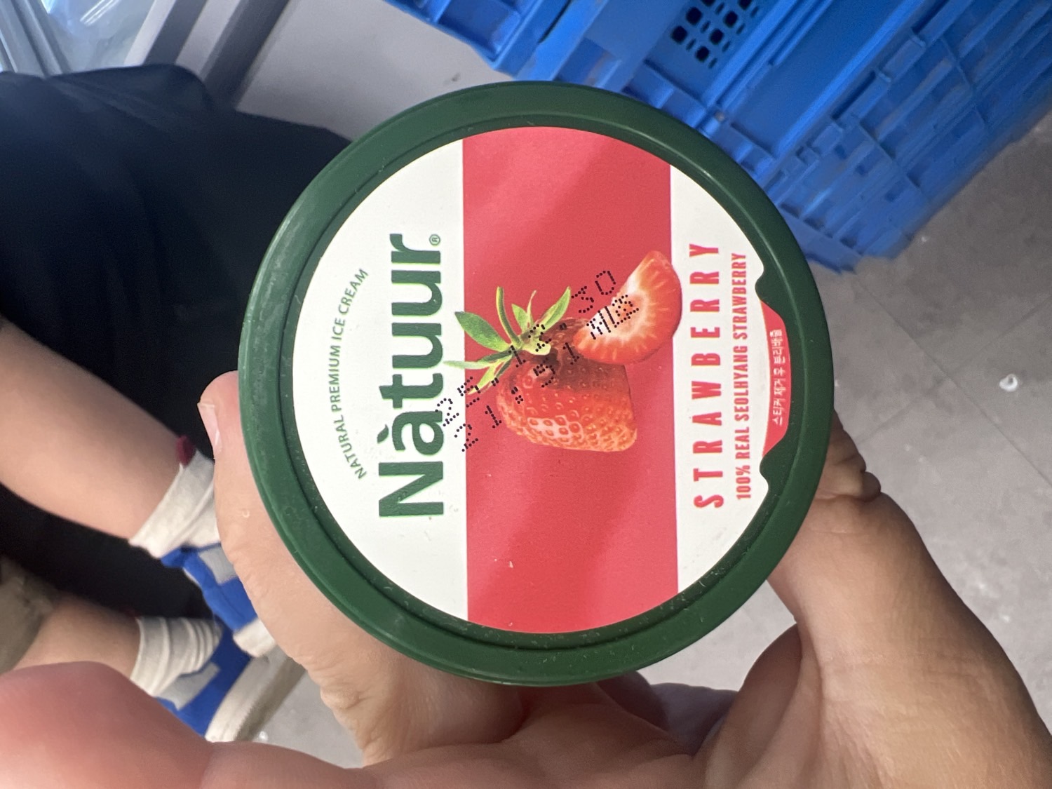 Natuur Strawberry Ice Cream