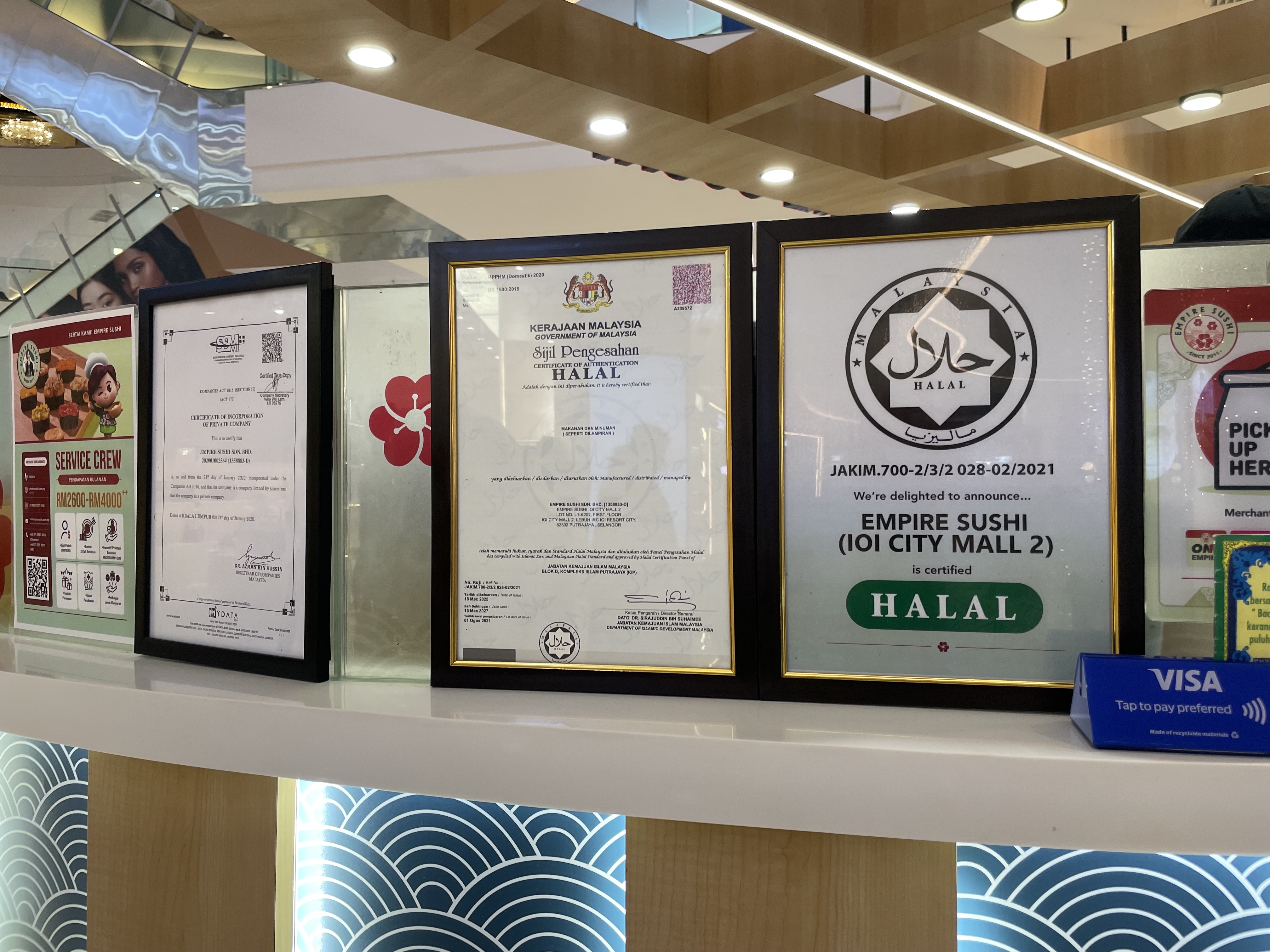 Empire Sushi In IOI City Mall - Halal Restaurant in Putrajaya, Malaysia