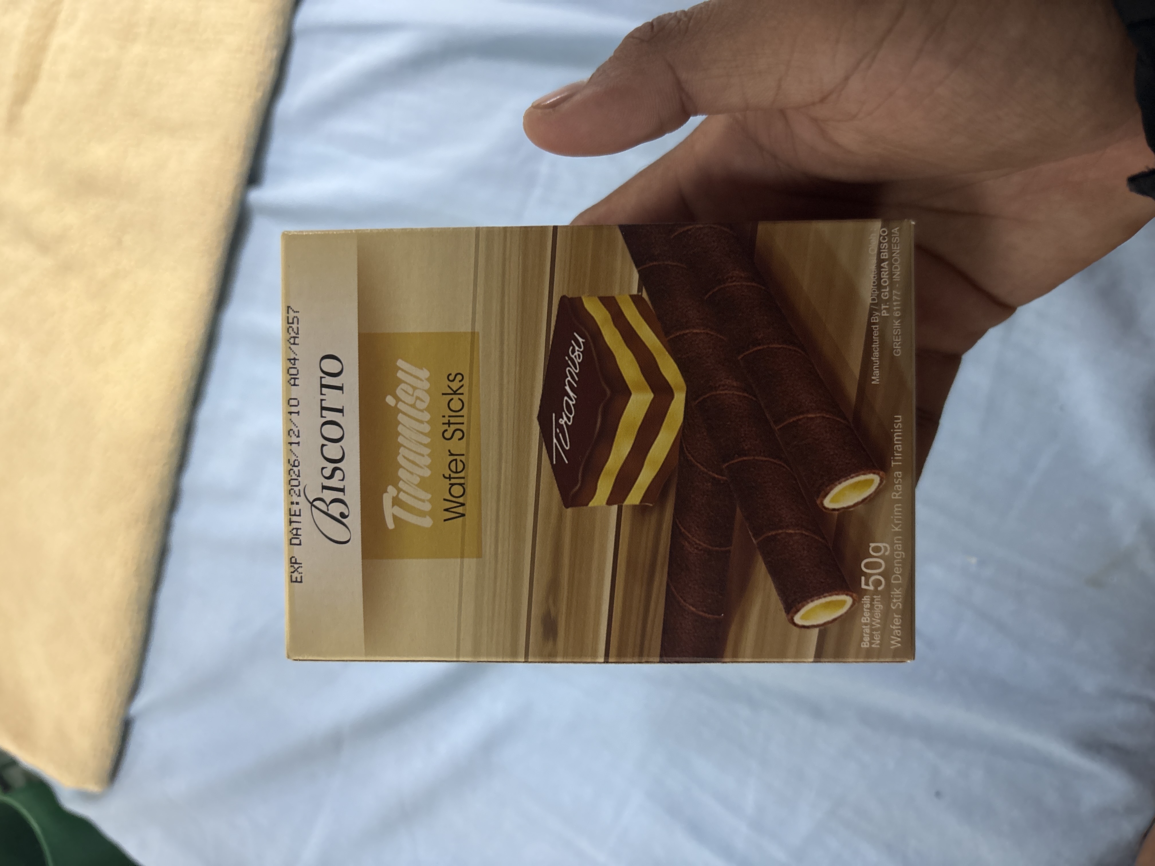 Biscotto Tiramisu Wafer Sticks