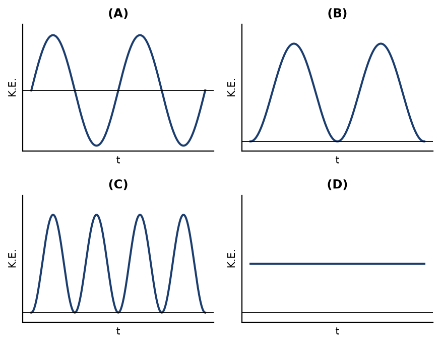 Oscillations NEET PYQ diagram