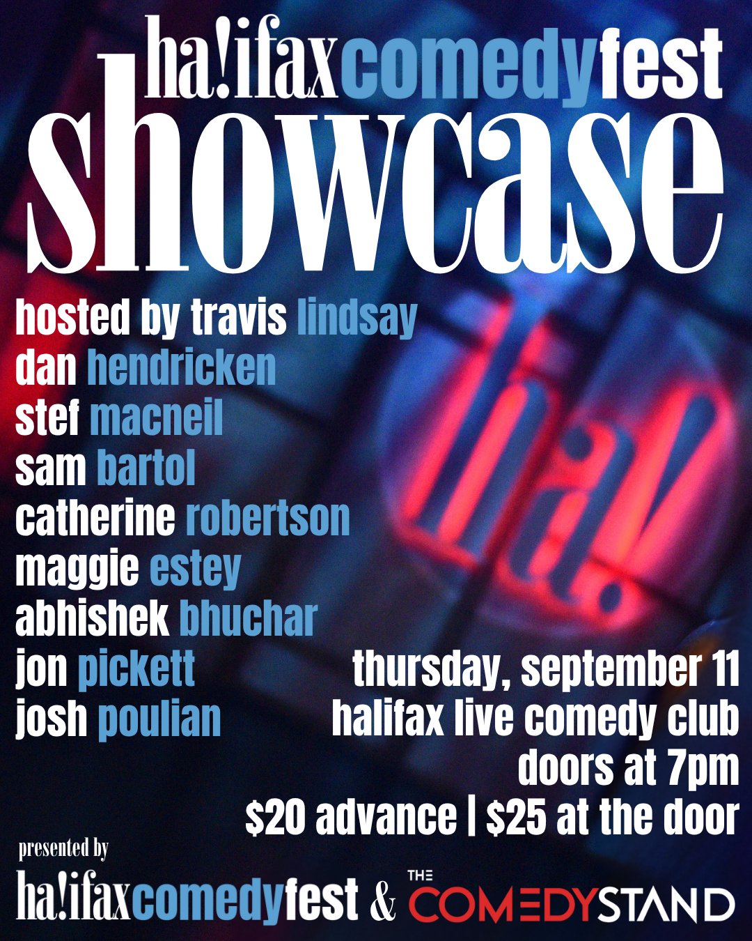 Halifax Comedy Fest Showcase Live at Halifax Live Comedy Club