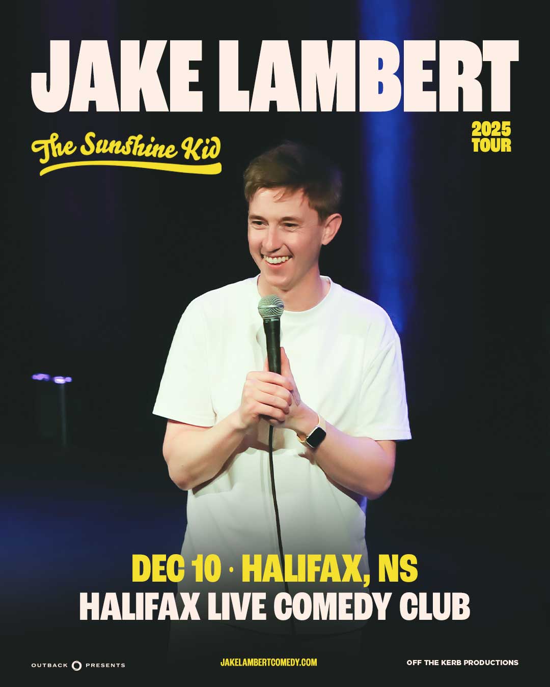 JAKE LAMBERT: The Sunshine Kid Tour Live at Halifax Live Comedy Club
