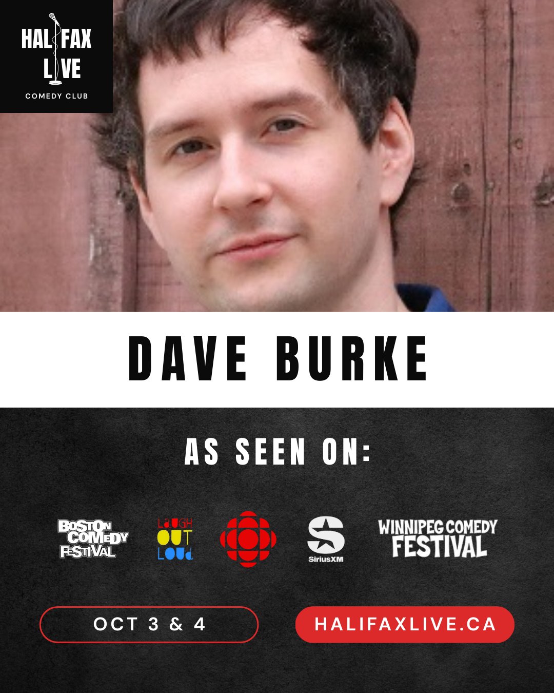 DAVE BURKE Live at Halifax Live Comedy Club
