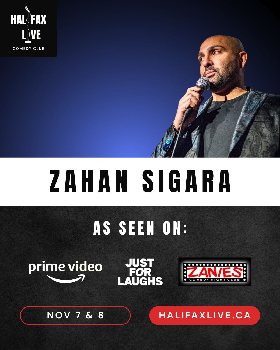 Zahan Sigara Live at Halifax Live Comedy Club