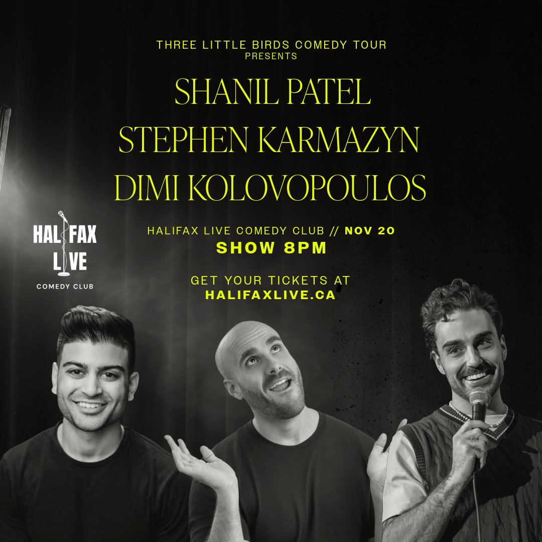 Three Little Birds Comedy Tour Live at Halifax Live Comedy Club