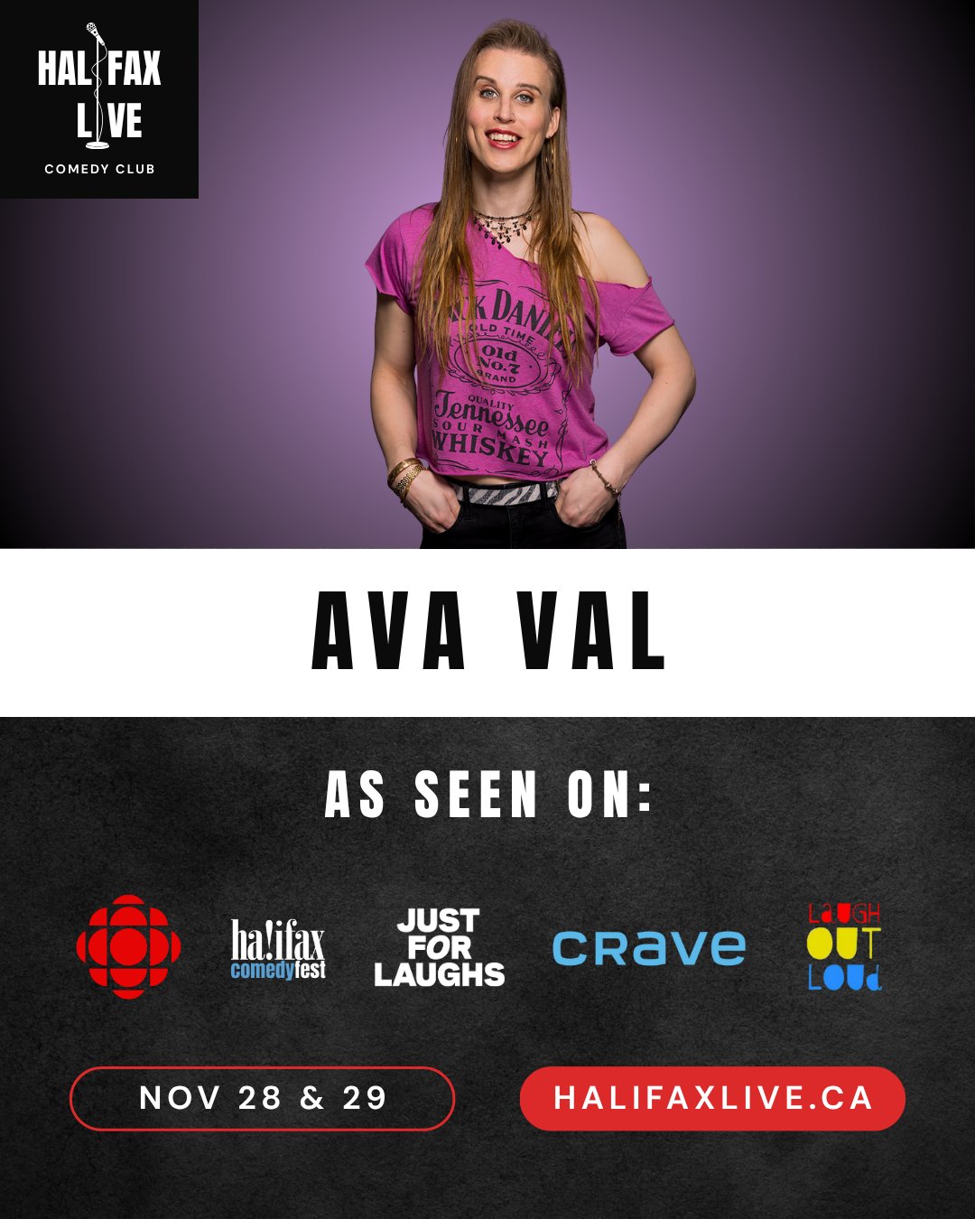AVA VAL Live at Halifax Live Comedy Club