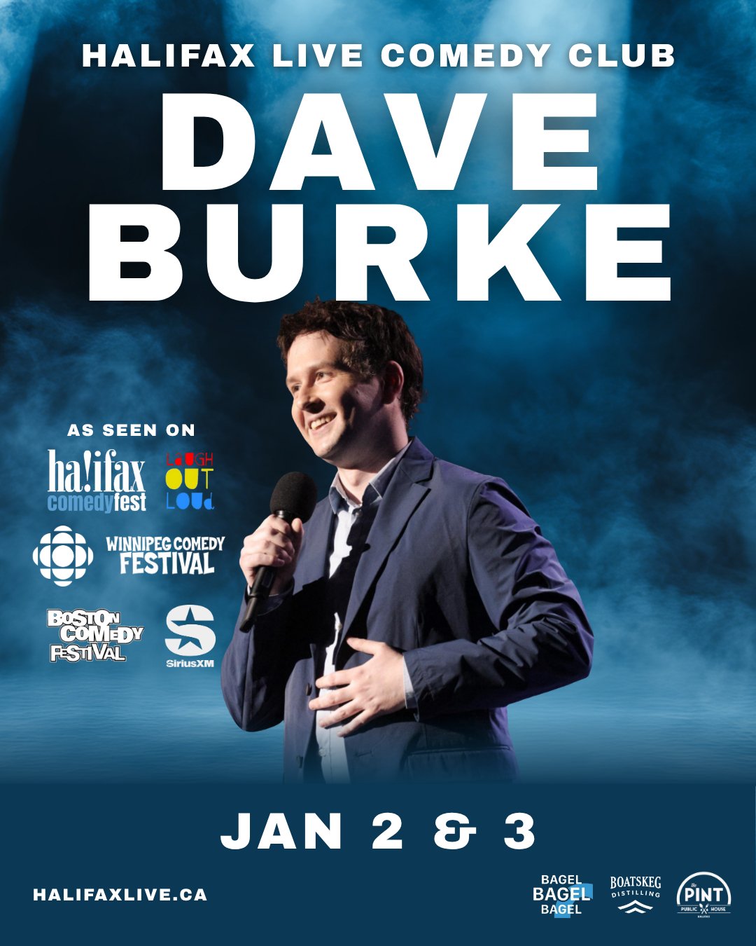 DAVE BURKE Live at Halifax Live Comedy Club