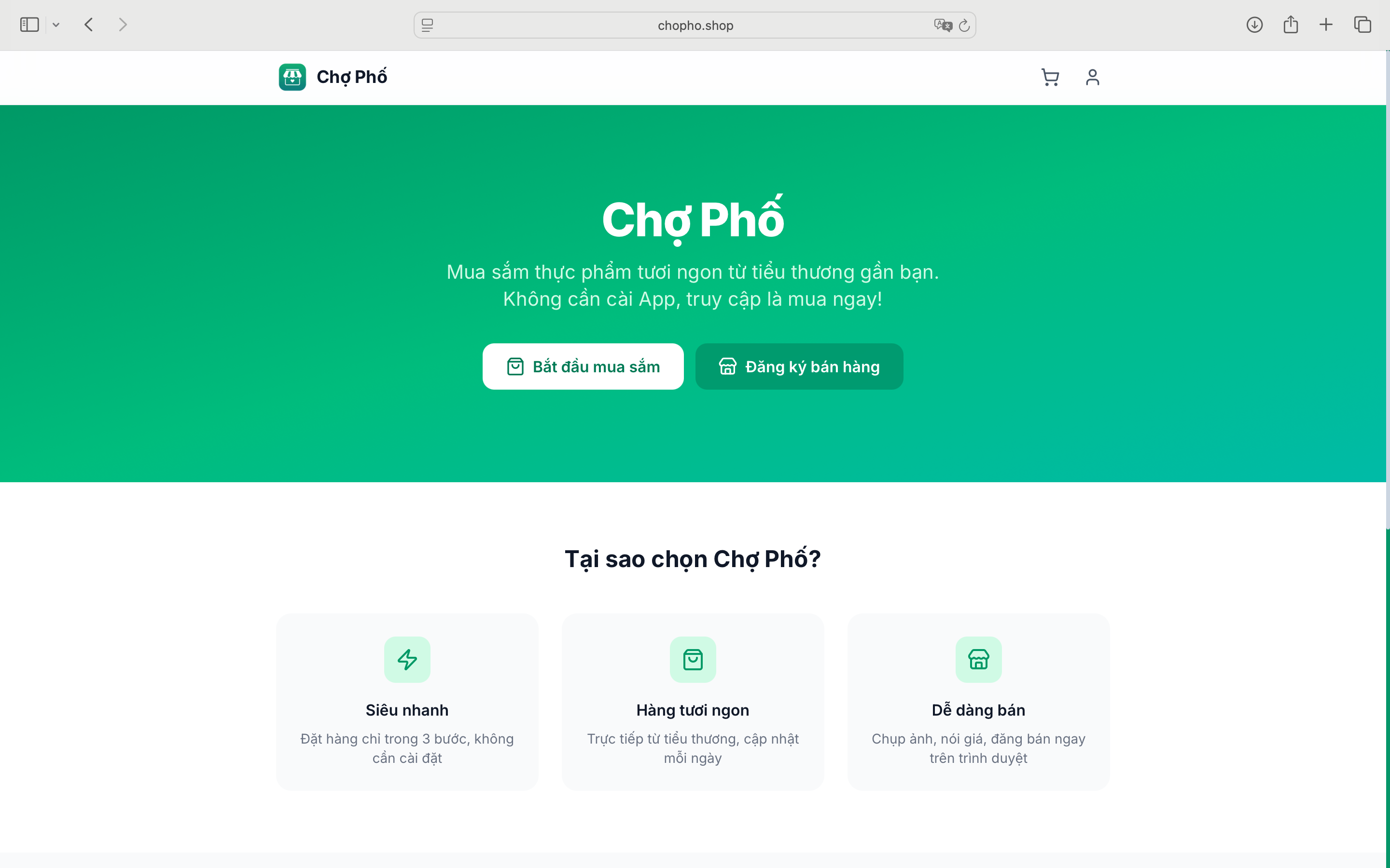 Chợ Phố - Bán hàng Đa kênh