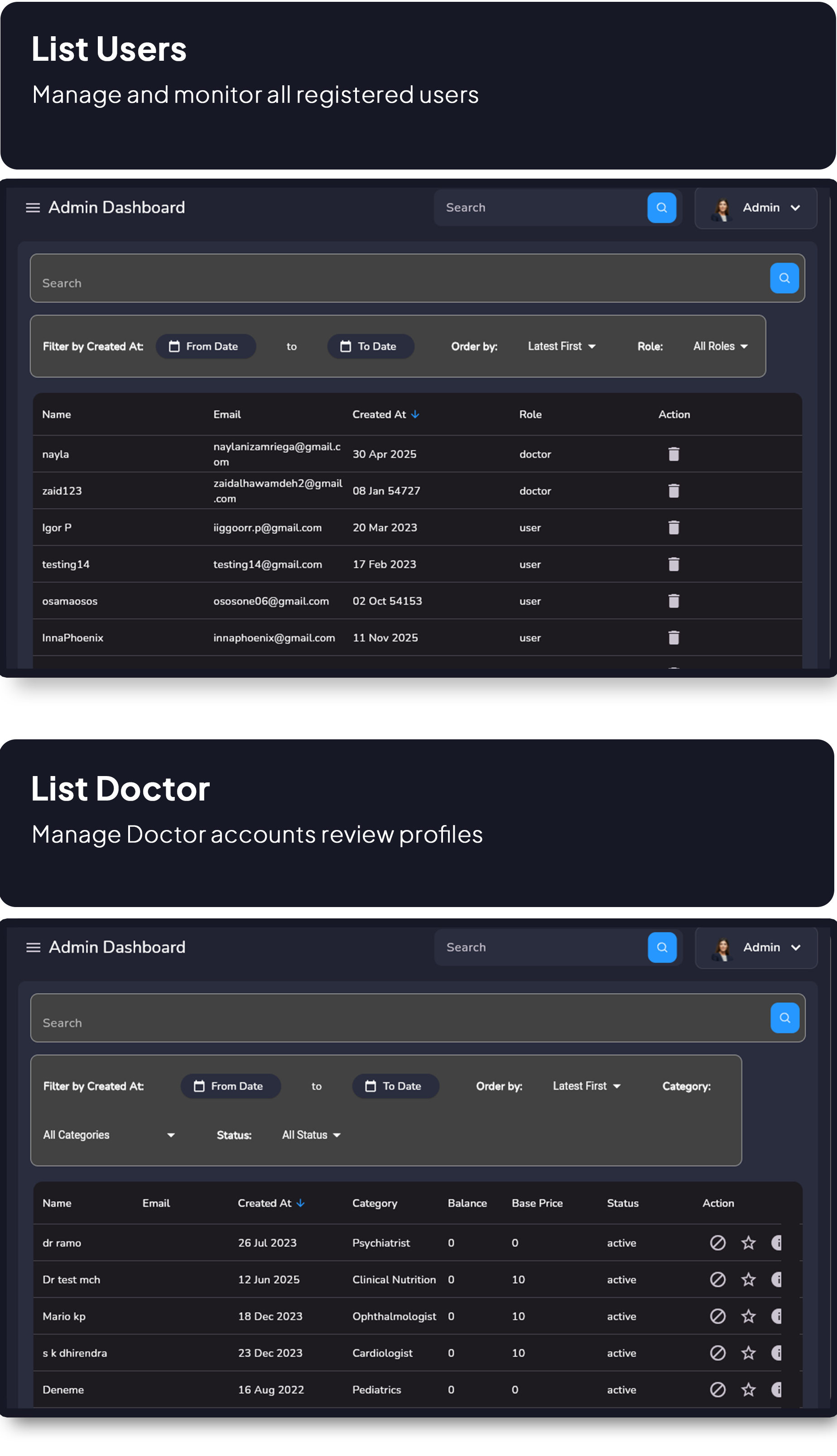 Halo Doctor - Video Call Doctor Booking Appointment Timeslot with Firebase