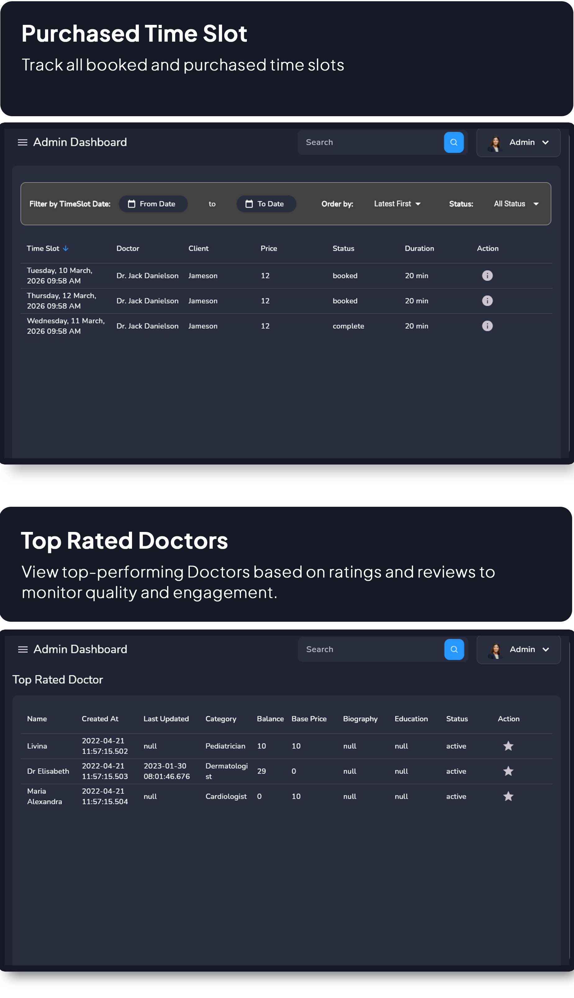 Halo Doctor - Video Call Doctor Booking Appointment Timeslot with Firebase