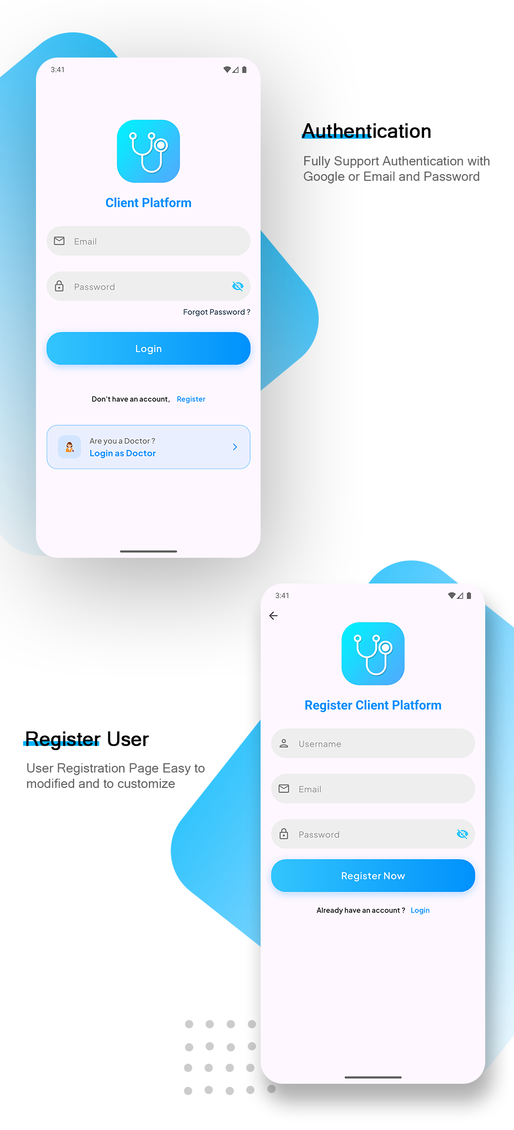 Halo Doctor - Video Call Doctor Booking Appointment Timeslot with Firebase