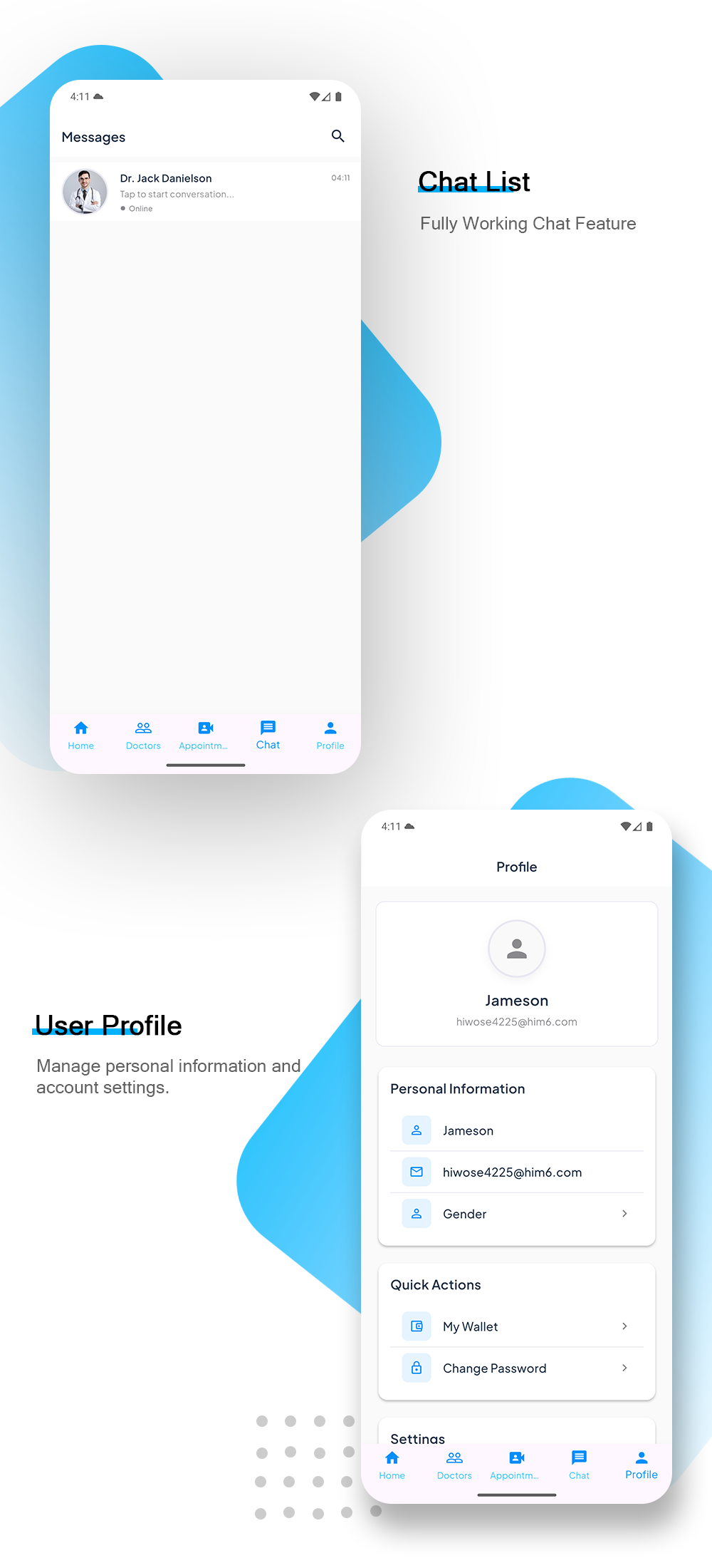 Halo Doctor - Video Call Doctor Booking Appointment Timeslot with Firebase