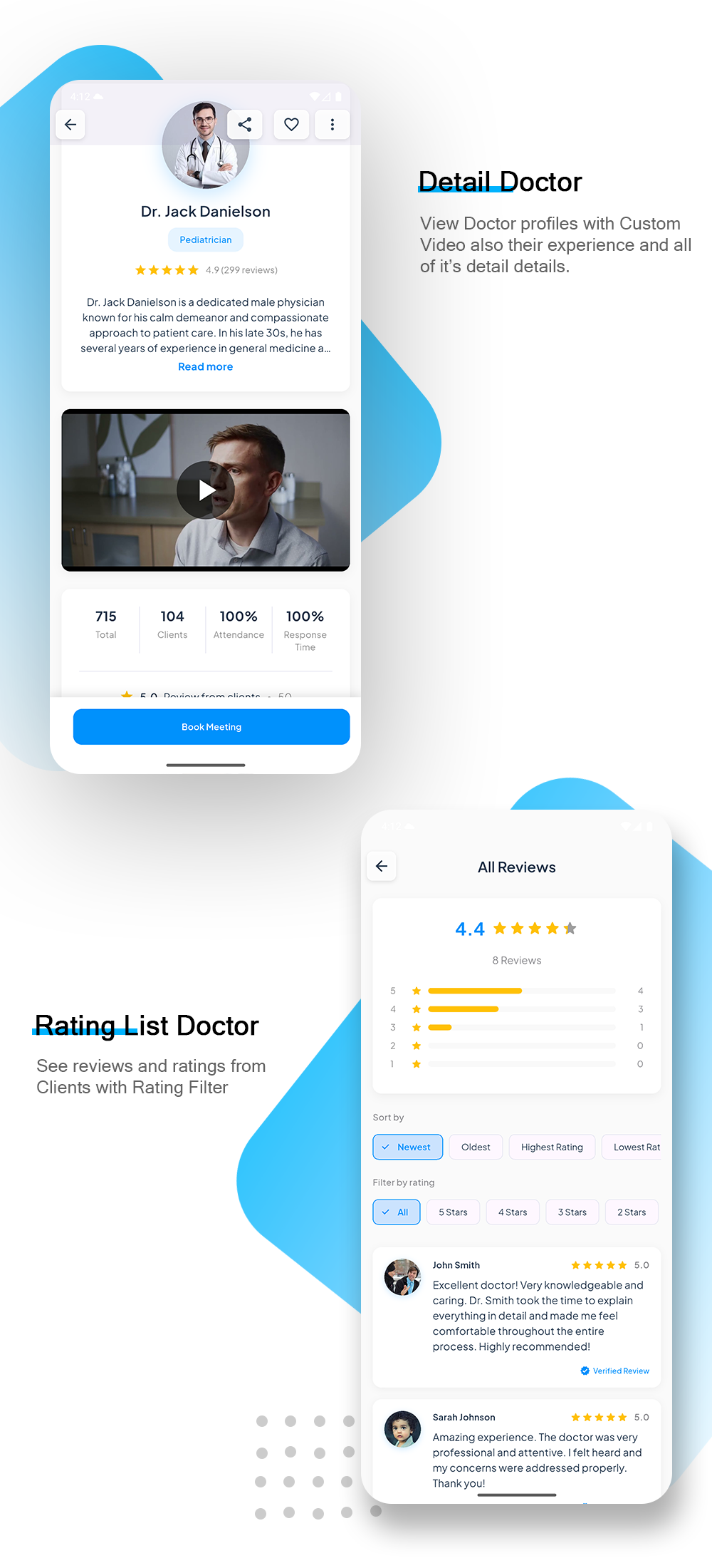 Halo Doctor - Video Call Doctor Booking Appointment Timeslot with Firebase