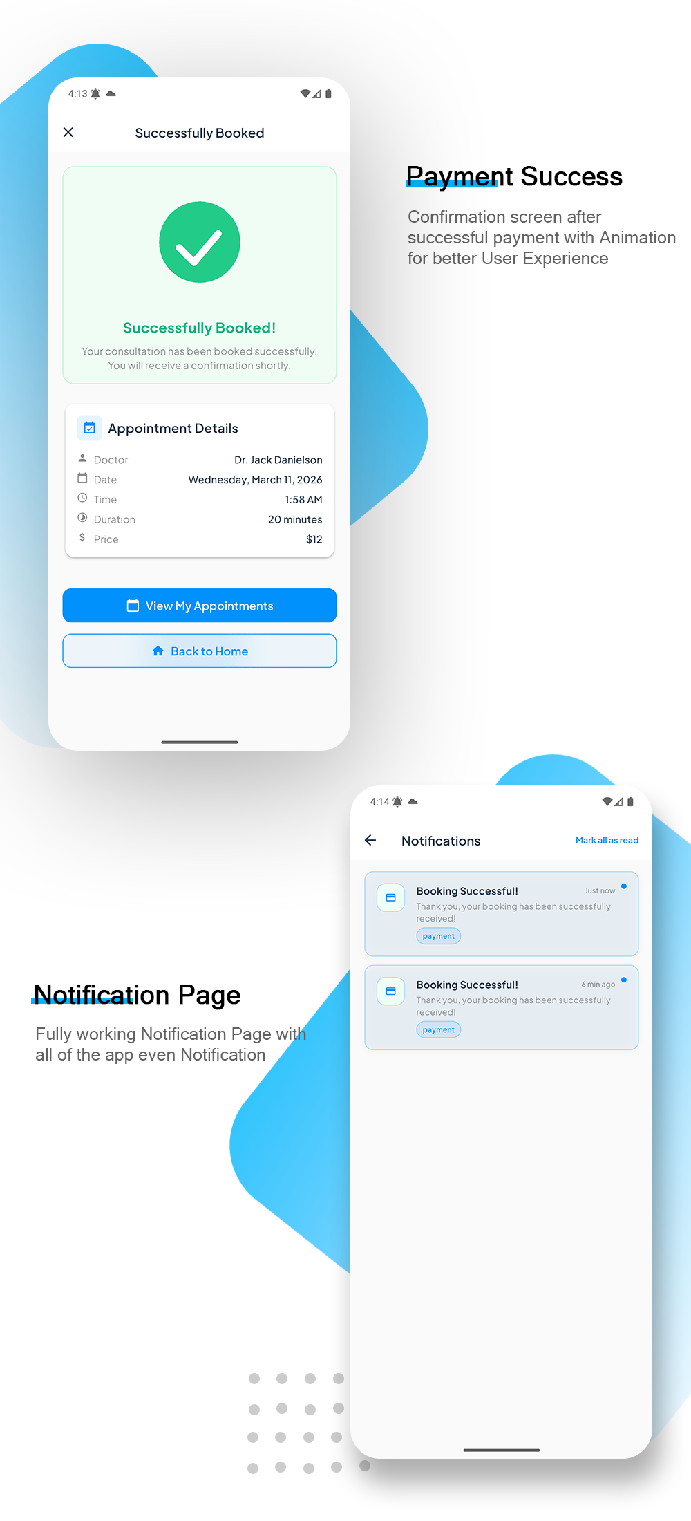 Halo Doctor - Video Call Doctor Booking Appointment Timeslot with Firebase