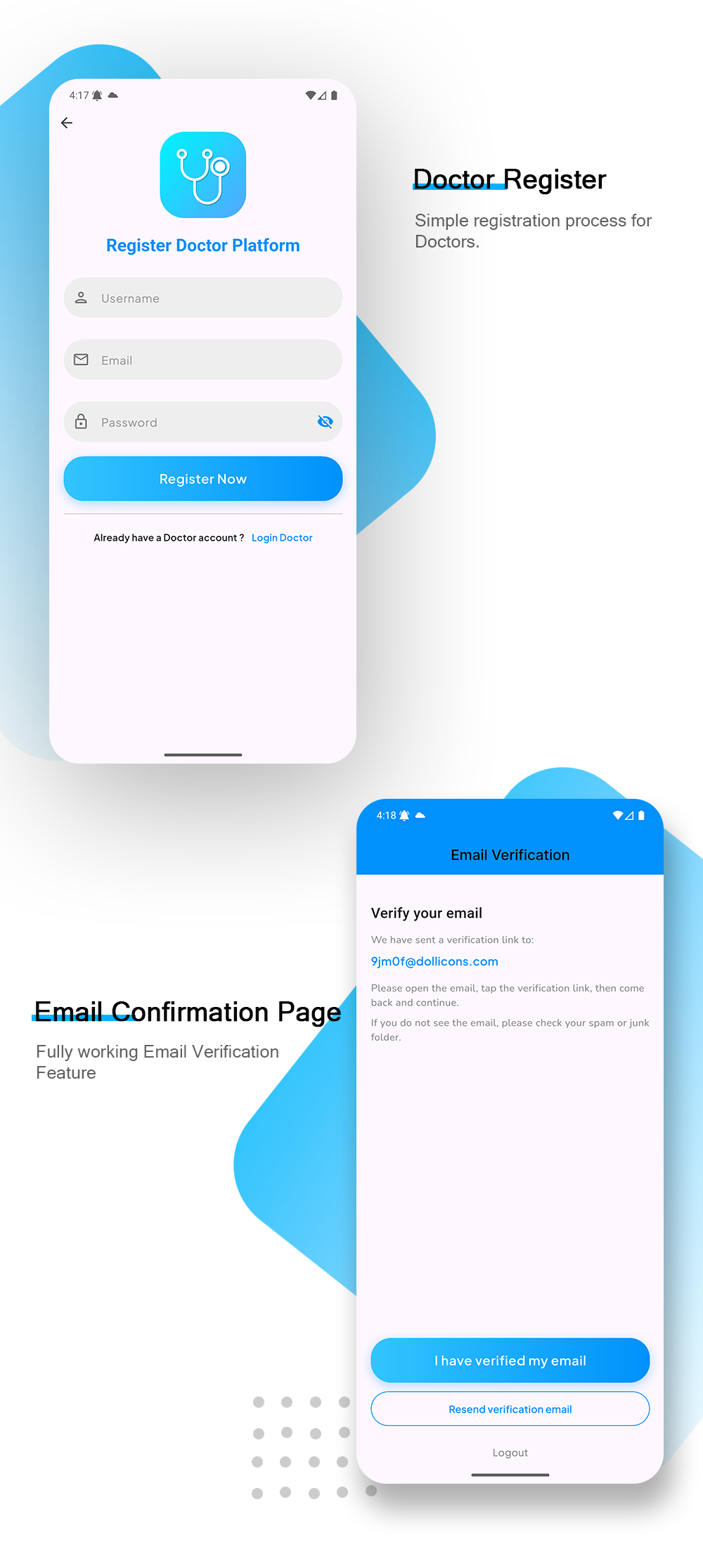 Halo Doctor - Video Call Doctor Booking Appointment Timeslot with Firebase