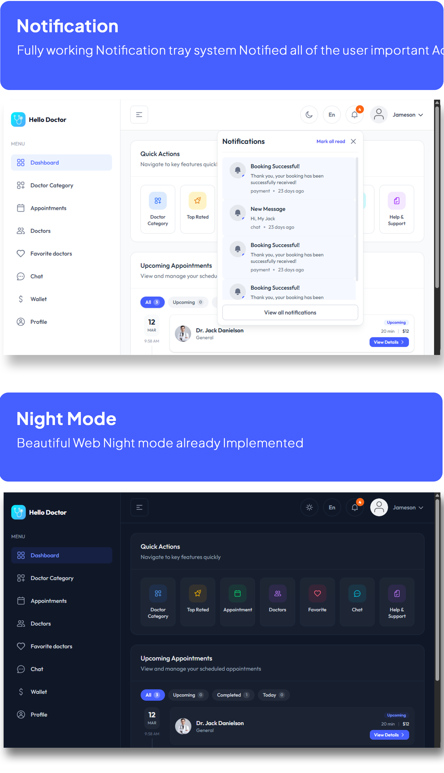 Halo Doctor - Video Call Doctor Booking Appointment Timeslot with Firebase