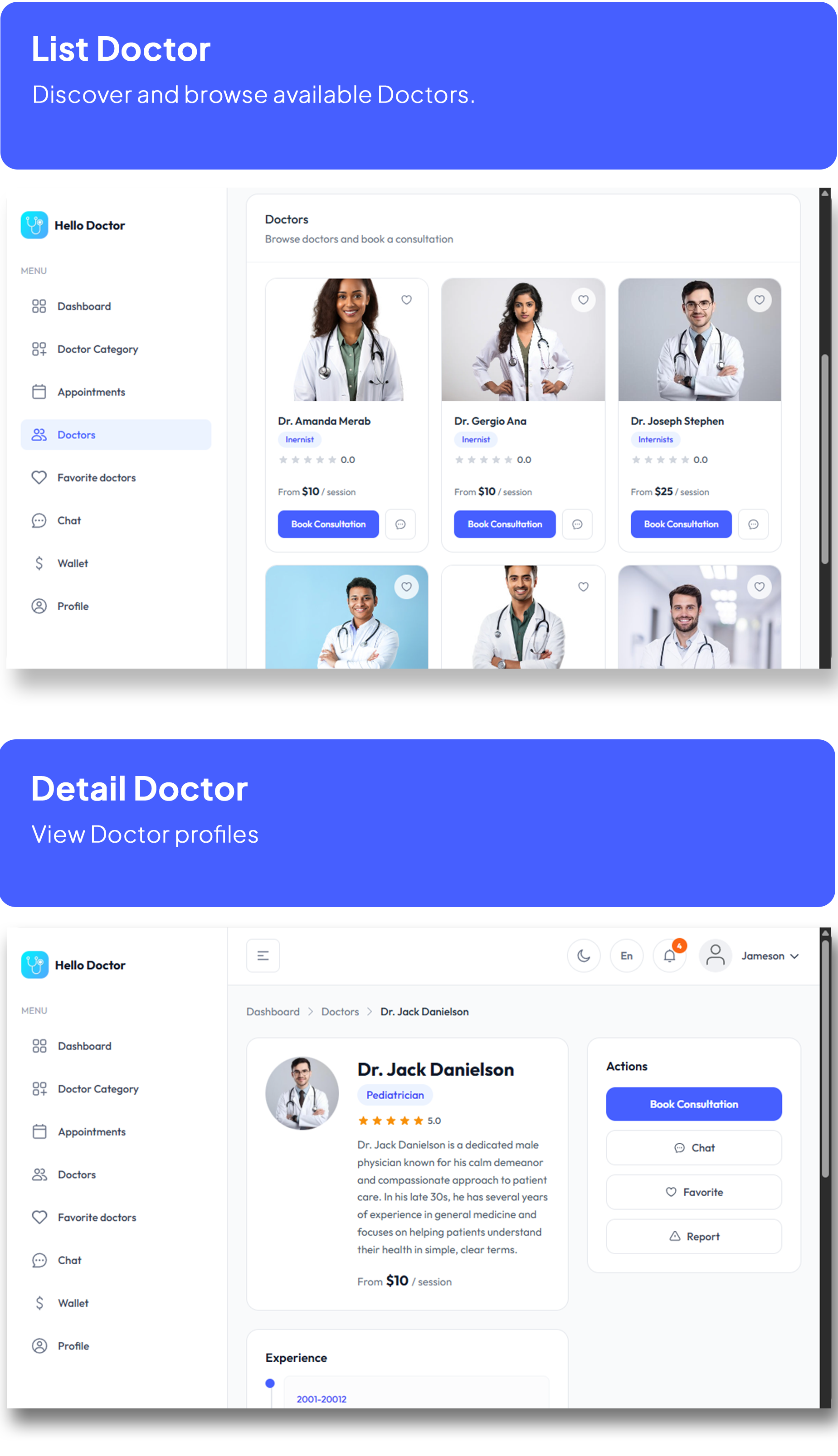 Halo Doctor - Video Call Doctor Booking Appointment Timeslot with Firebase