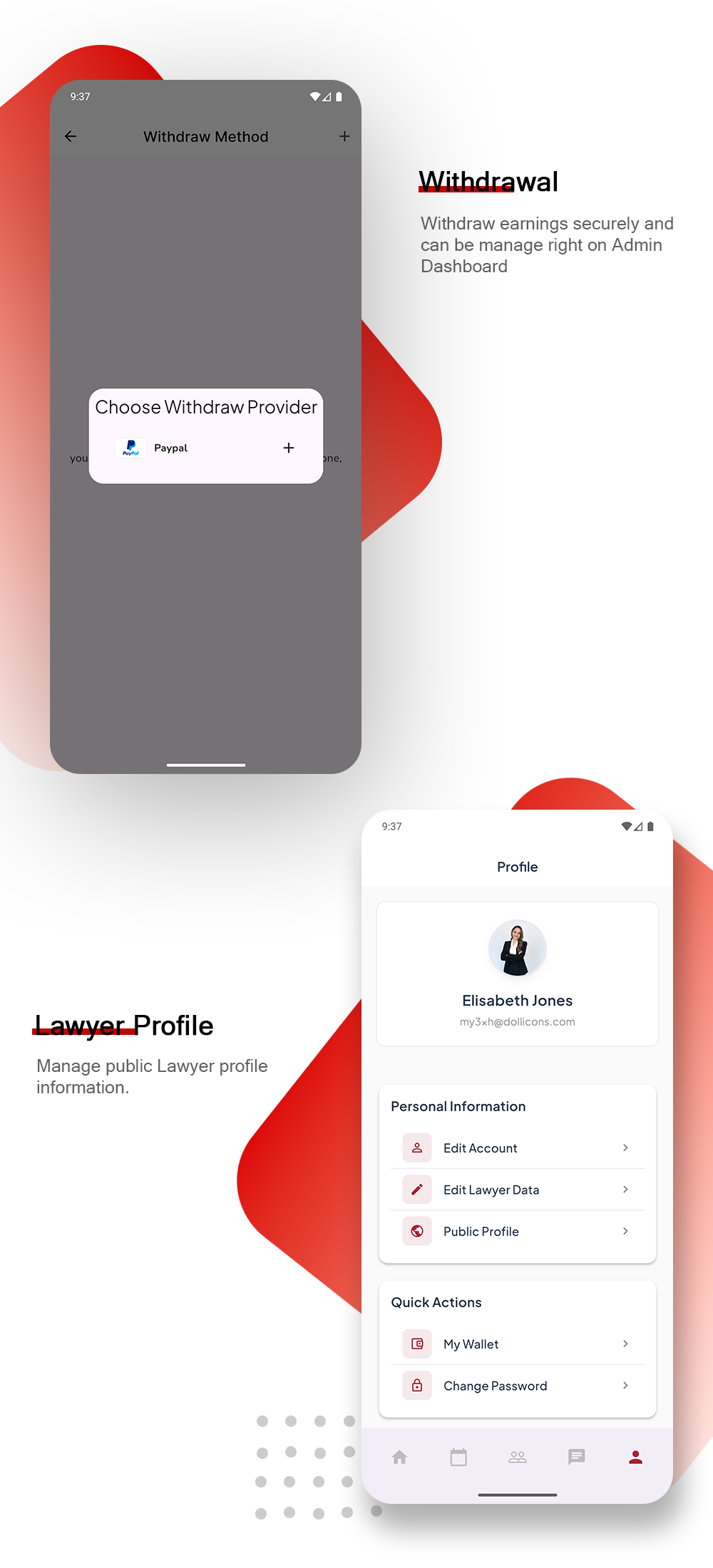 Hello Lawyer – Video Call Lawyer Booking Consulting Appointment Timeslot with Firebase