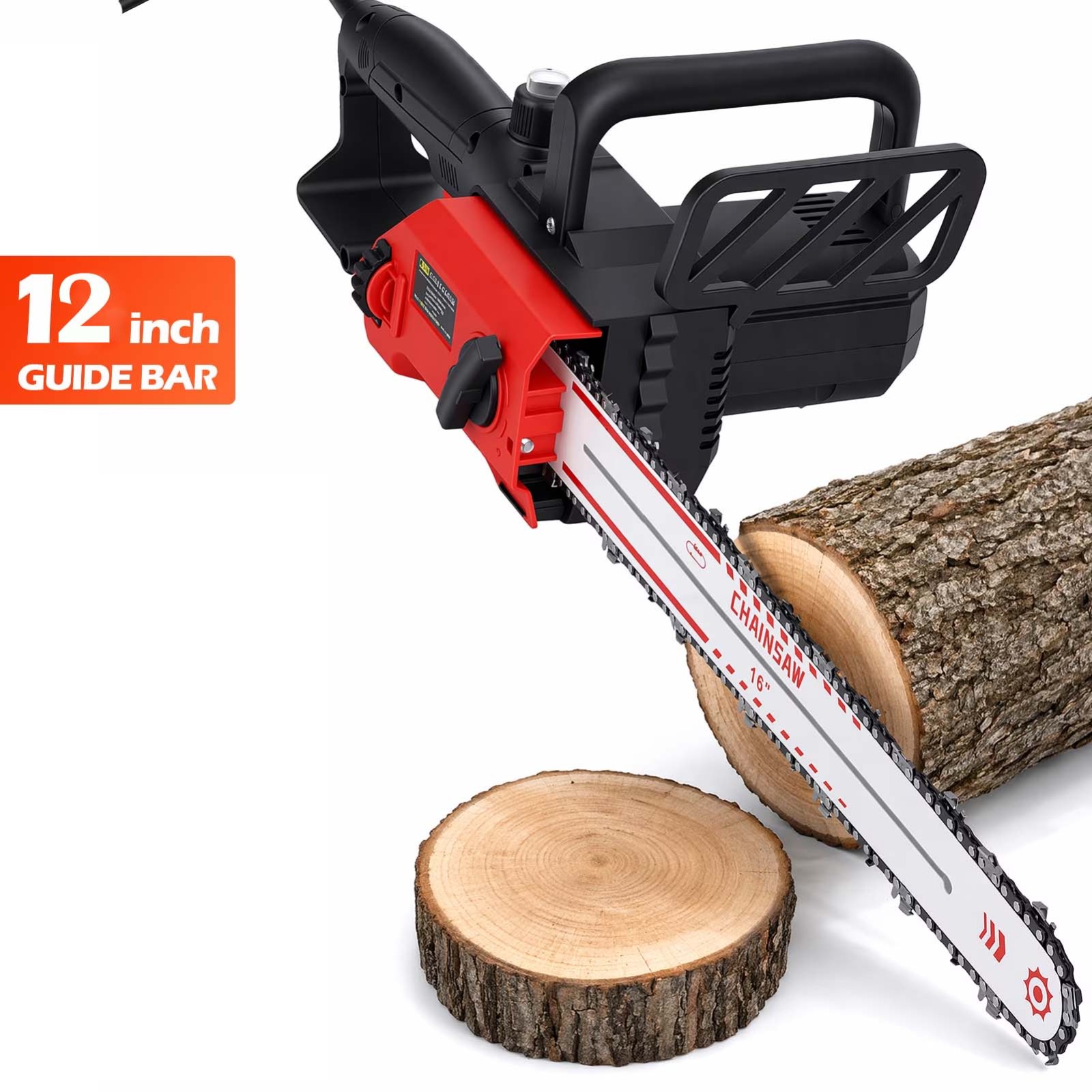 BKR 12" Electric Chainsaw (900W, 4900 RPM) | Model BKR-ECS-12