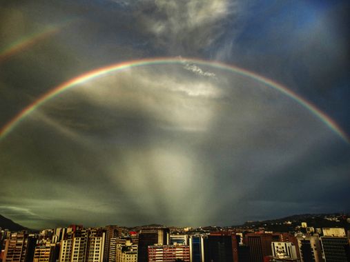 Marcos Valero Espinal  en Hamelin: Paisaje  (Caracas), #arcoiris #rainbow #cloudphotography #skyphotography 