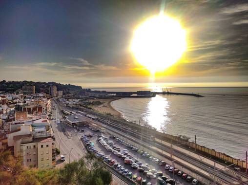 ARTURO  en Hamelin: Paisaje  (Arenys de Mar), #puerto 