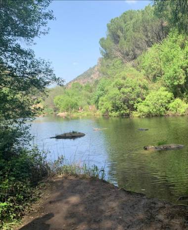 Lunamartin en Hamelin: Paisaje, Río guadiato