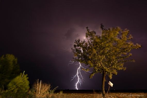 Lisa-1985 en Hamelin: Paisaje, una noche con desafíos,los rayos no me querían y me huían asta que atrapé esté. #rayos #tormenta #nocturna 