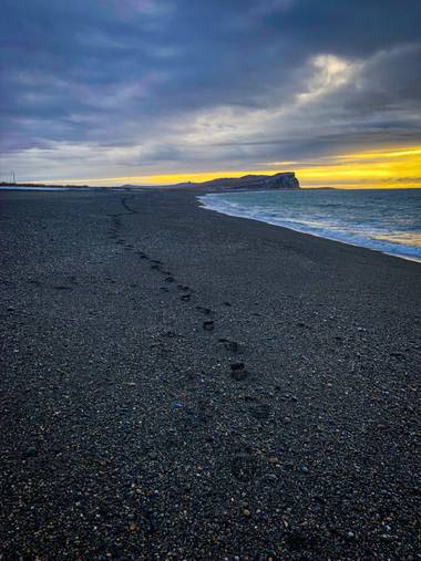 NachoCanalesfotografia en Hamelin: Paisaje  (Río Grande), Playa del Cabo Domingo, sur del mundo
#playa #tierradelfuego #atardecer 