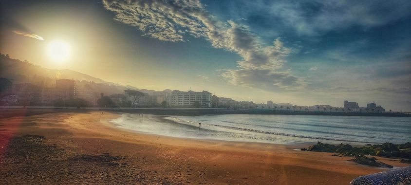 Sortueta en Hamelin: Paisaje  (Castro-Urdiales), Anochecer 