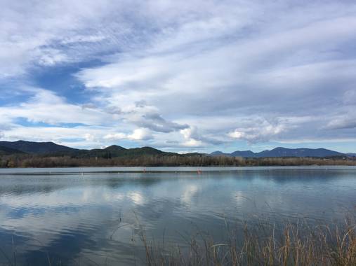 sofiabostonia en Hamelin: Paisaje  (Banyoles), La calma de l’estany de Banyoles. #Invierno20