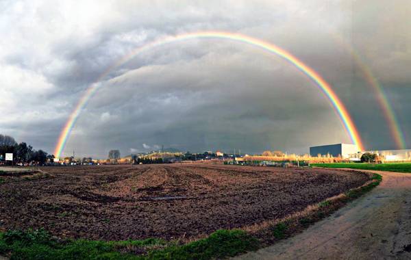 Georginaag en Hamelin: Paisaje  (Tordera), #arcoiris #paisages