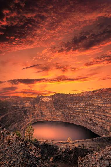 Capturolavida en Hamelin: Paisaje  (Minas de Riotinto), Corta Atalaya, Minas de Río Tinto (Huelva)

#atardecer #huelva #andalucia 