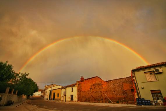 Tonigarduno86 en Hamelin: Paisaje  (Serradilla del Arroyo), #arcoiris 