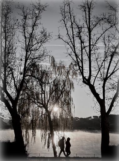 vanerita en Hamelin: Paisaje  (Madrid), Paseos atardecer 