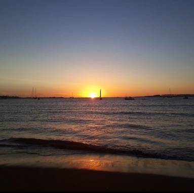 K.loresosa en Hamelin: Paisaje, Atardecer en punta del Este 
