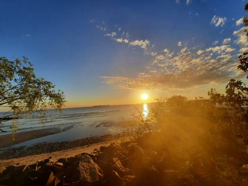 K.loresosa en Hamelin: Paisaje  (Colonia), Hermoso atardecer  en #coloniadelsacramento 