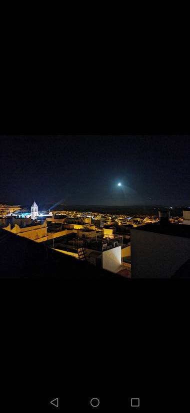 Candilago18 en Hamelin: Paisaje  (Conil de la Frontera), #luna #conil #conildelafrontera #noche 