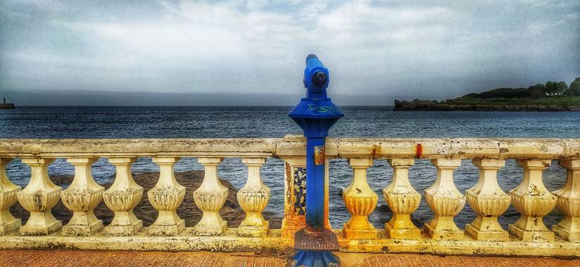 Sortueta en Hamelin: Paisaje  (Castro-Urdiales), 🎶🎶Mirando al mar, soñé...🎶🎶