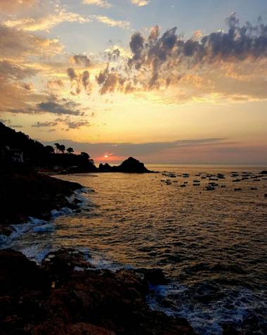 Rosa del Desierto en Hamelin: Paisaje  (Tossa de Mar), Amanecer.#paisajes naturales#amanecer