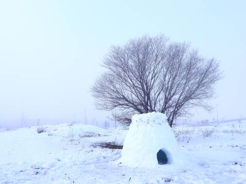 Rafaelcastillo59 en Hamelin: Paisaje  (Albacete), Iglú tras la nevada
#invierno20 