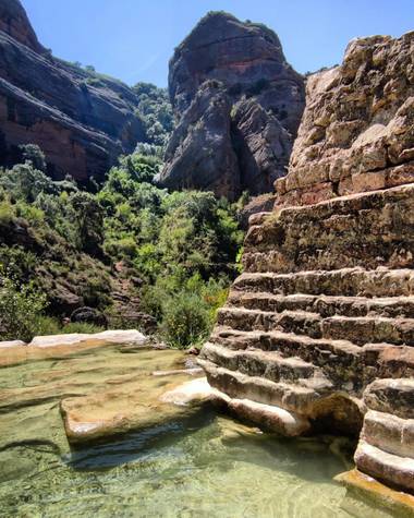 aidalzira en Hamelin: Paisaje  (Alquézar), #paisaje #paisajes ruta de las pasarelas de Alquézar.
