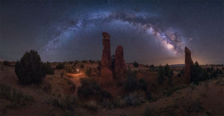 Julio.castro.pardo en Hamelin: Paisaje  (Emery), Paisaje nocturno tomado en Utah, EEUU 