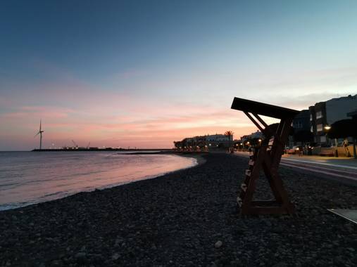 Roqenublo27 en Hamelin: Paisaje  (Las Palmas), #playa de arinaga#atardecer en otoño