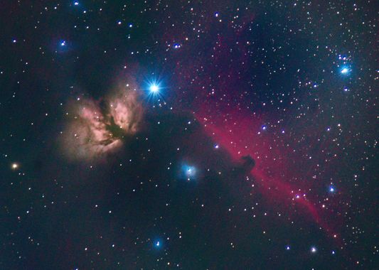 3pnoe6 en Hamelin: Paisaje  (Sant Feliu de Codines), #nebulosadelaflama#nebulosacabezadecaballo#constelaciondeorion