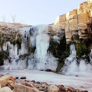 porroalejandra7 en Hamelin: Paisaje  (Neuquén Province), #agua#paisaje#naturaleza #trekking 
Afluentes naturales al Río Agrio, congelado por las bajas temp...