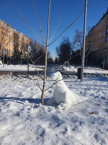 Safari.faby en Hamelin: Paisaje  (Madrid), #invierno #nieve #dinosaurio #madrid #paisaje 