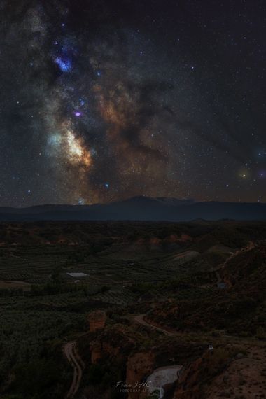 FranJHC en Hamelin: Paisaje  (Cortes y Graena), #astrofotografia #nocturnos #rurales #milkyway #geoparque 