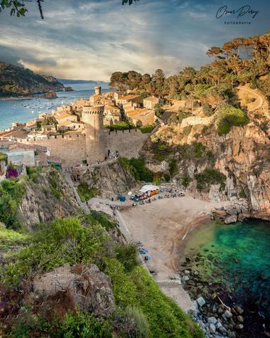 Oscarpermi en Hamelin: Paisaje  (Tossa de Mar), Tossa de Mar desde una vista diferente.