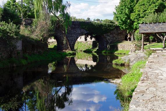 Davrod2 en Hamelin: Paisaje  (Braganza), Puente romano en Río de Onor
#Paisajes 
#Agua